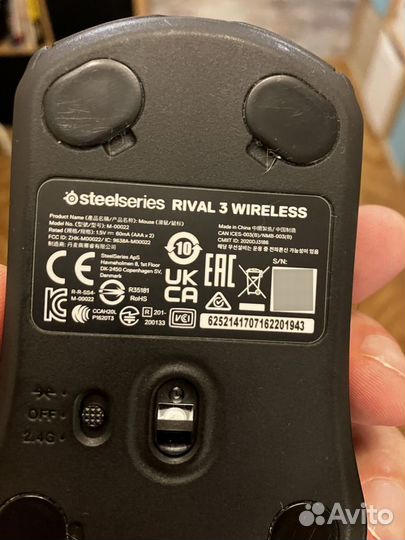 Мышь Steelseries Rival 3 Wireless