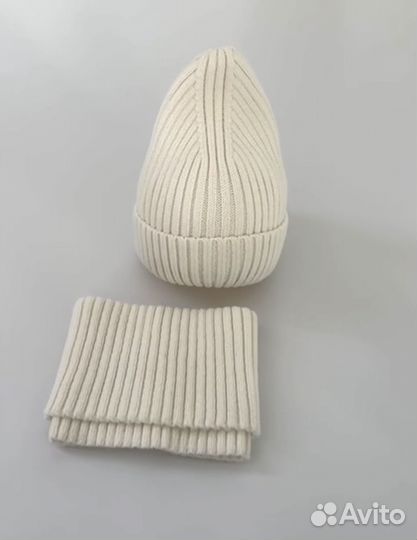 Комплект шапка снуд эльф/гномик