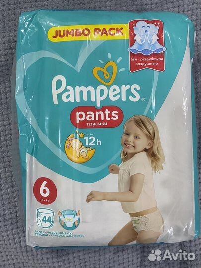 Pampers pants трусики 6