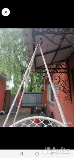 Садовые качели подвесные