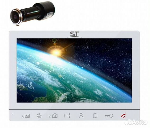 Видеоглазок + монитор с записью 10