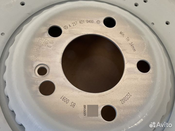 Тормозные диски mercedes w213 5/3