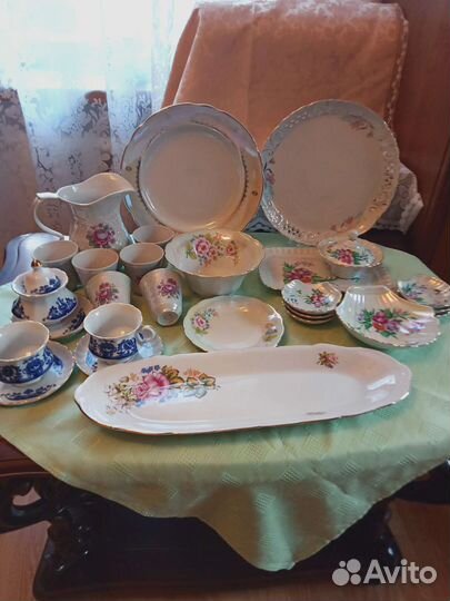 Посуда из фарфора Коростень винтаж