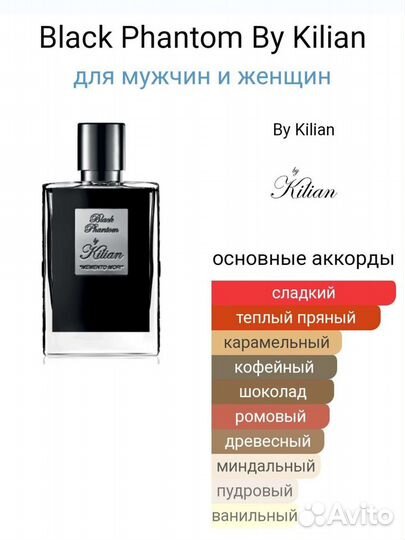 Масляные духи Kilian Black Phantom,на розлив