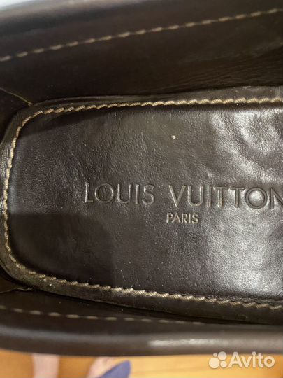 Мокасины мужские Louis Vuitton 45 Оригинал