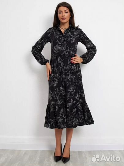 Платье черное