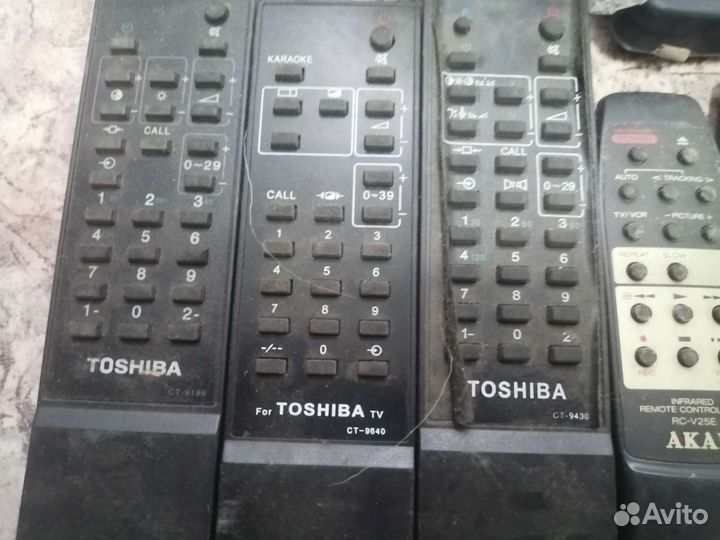 Пульты разные от телевизора