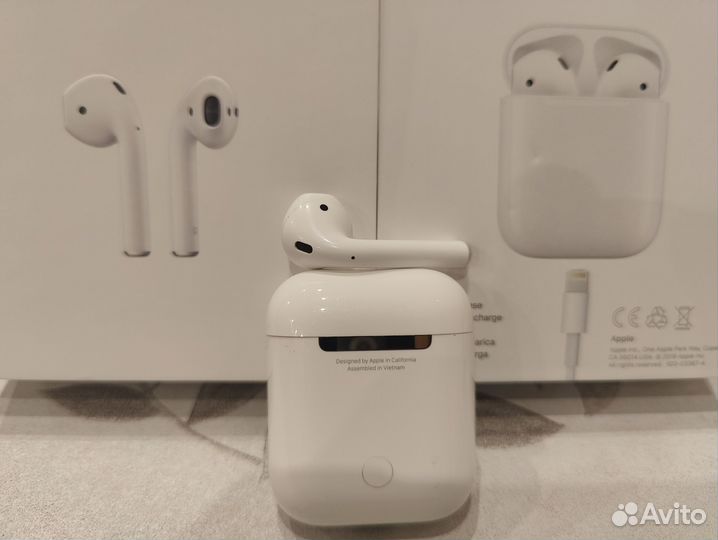 Наушник правый airpods 2 оригинал б/у