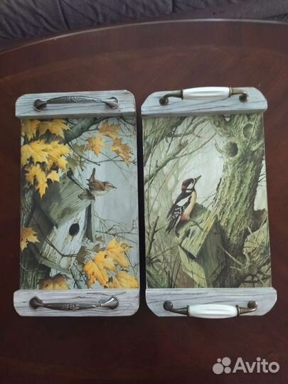 Поднос деревянный