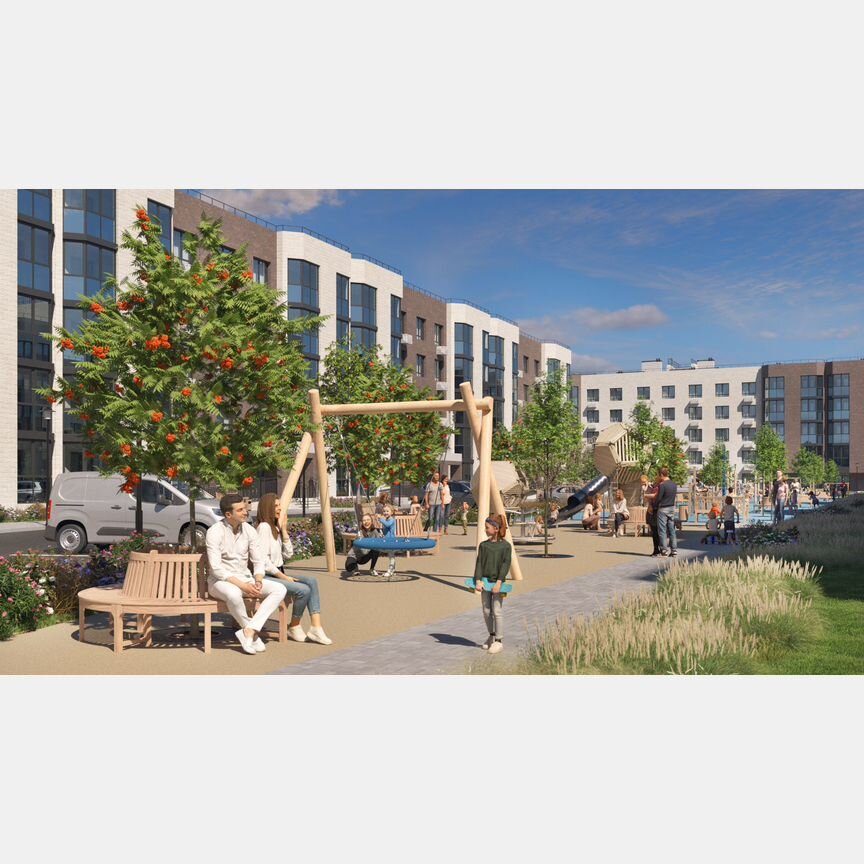 2-к. квартира, 68,3 м², 4/5 эт.