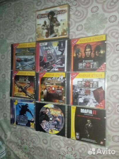 Компьютерные игры 11 дисков для п/к