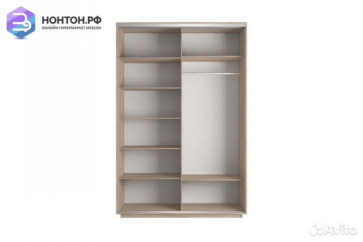 Шкаф-купе 2-х дверный Нонтон фото №1019 / дуб соно