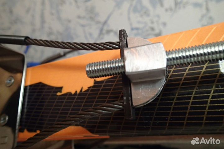 Крепления лыжные тросиковые Бойцовские нерж./титан