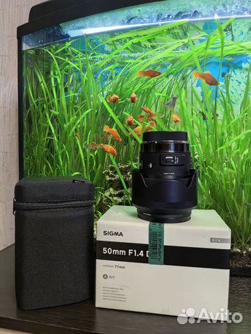 Объектив Sigma Art 50 mm F1. 4 DG Canon EF объявление продам