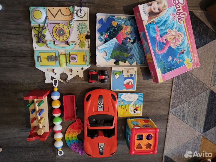 Развивающие игрушки пакетом
