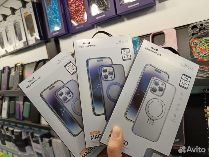 Чехол с MagSafe для iPhone 15 Pro Max