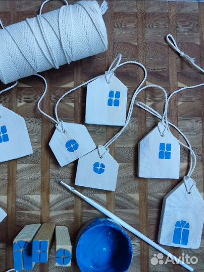 Гирлянда новогодняя игрушка заготовка