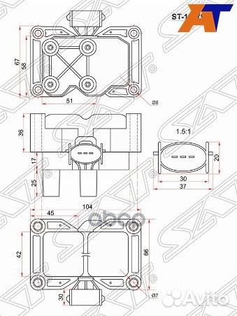 Катушка зажигания ford focus 98-11/fiesta 03-08