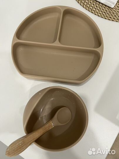 Десткая посуда силиконовая
