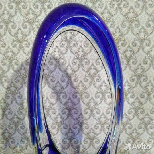 Чудесная кобальтовая ваза 1960-70 гг