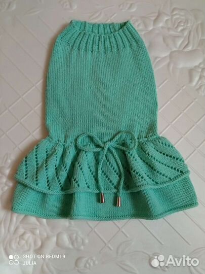 Вязаная одежда для животных на заказ