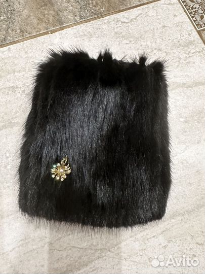 Шапка зимняя норковая женская