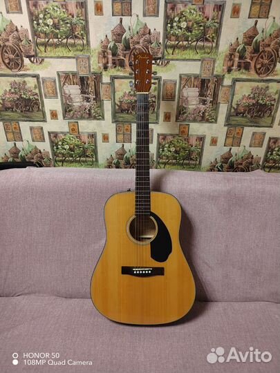 Акустическая гитара fender cd 60s