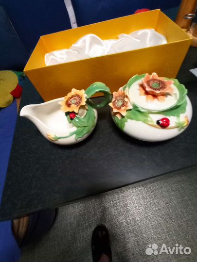 Набор для чая, керамика Ручная работа