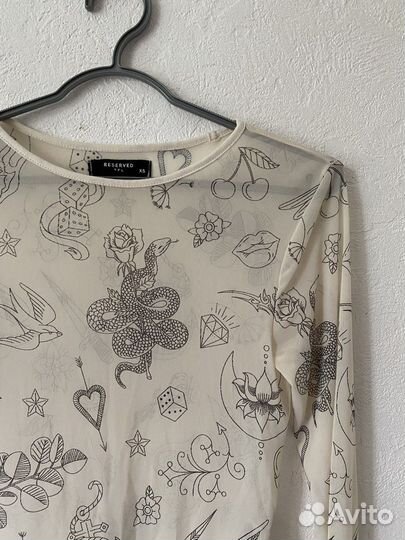 Боди из сетки Reserved