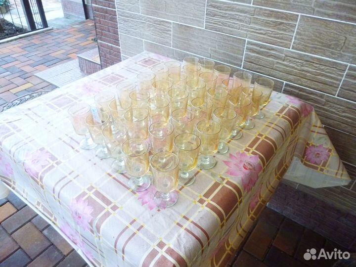 Рюмки цветное стекло СССР