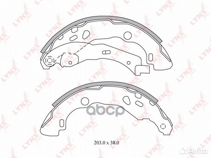 Колодки тормозные задние подходит для renault C
