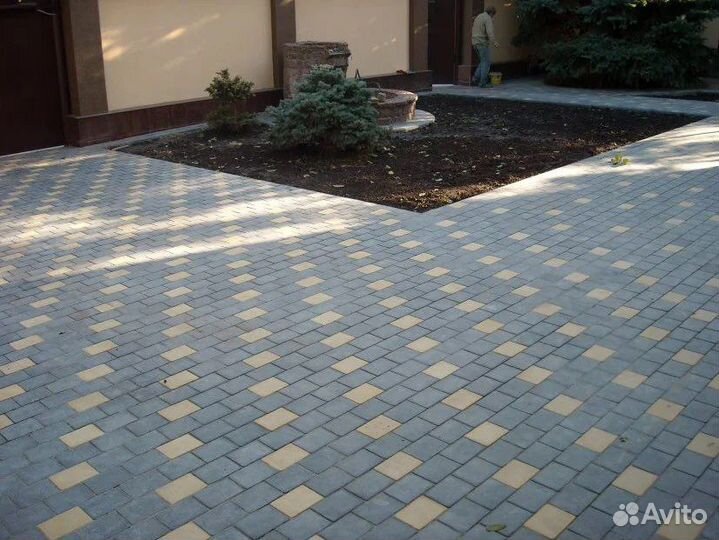 Сад благоустройство,асфальтирование,брусчатка