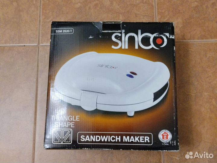 Тостер, машина для сэндвичей Sam 2520t