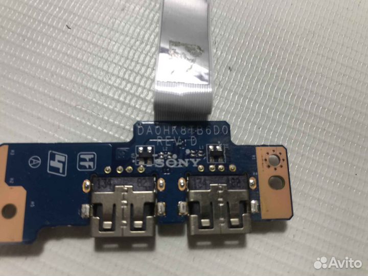Плата USB для sony SVF152C29V