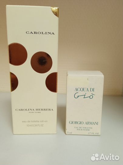 Женский парфюм миниатюры, старые выпуски