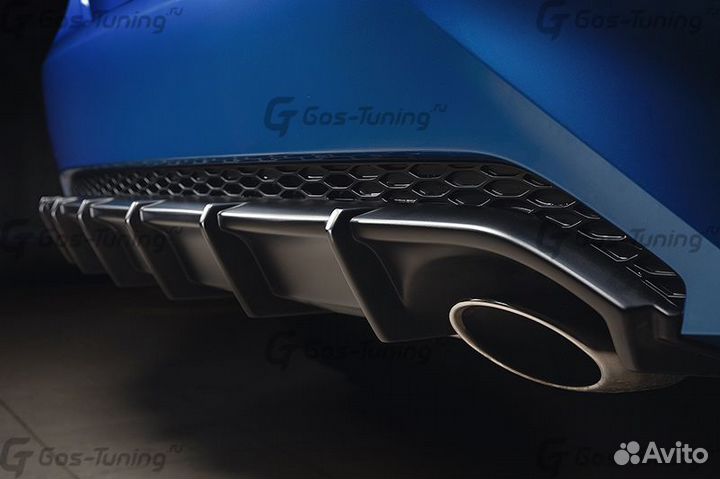 Диффузор заднего бампера GT-Line на KIA Ceed CD