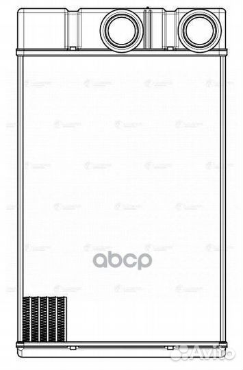 Радиатор отоп. для а/м Chevrolet Cruze (10) /Orl