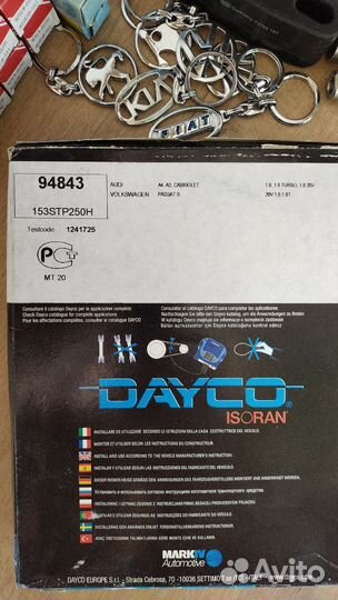 Ремень грм Dayco 94843 VW Passat B5 1.8 T