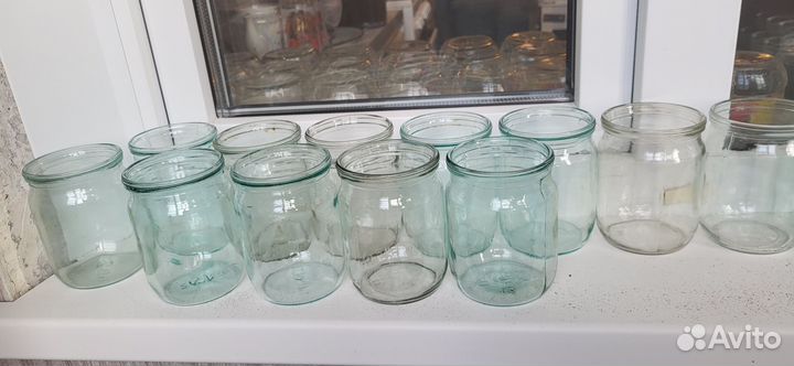 Стеклянные банки 0.5 л и меньше