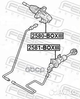 Цилиндр сцепления главный 2581boxiii Febest