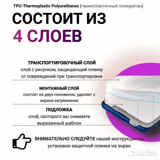 Полиуретановая пленка на iPhone 13