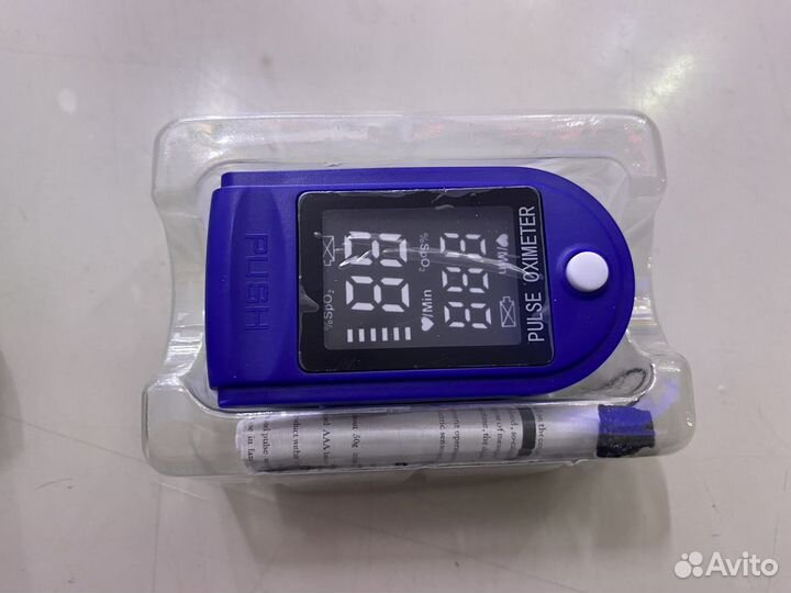 Пульсоксиметр fingertip pulse oximeter LK87