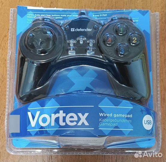 Геймпад джойстик проводной Defender Vortex
