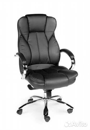 Кресло для руководителя верса черная экокожа