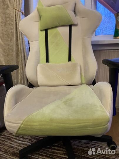 Кресло игровое Zombie viking X Fabric зеленый бу