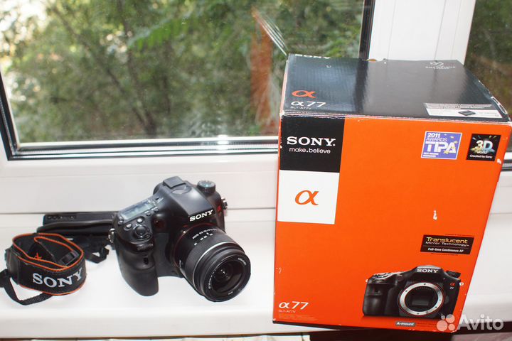 Зеркальный фотоаппарат Sony A77V (пробег 14000)