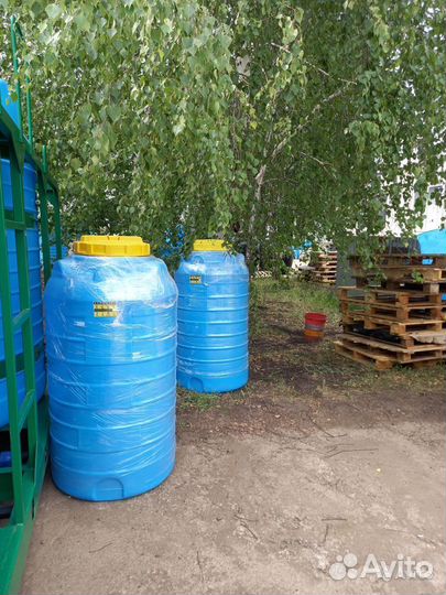 Бак для воды 500 литров с краном пластиковый