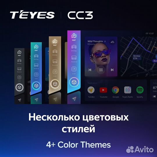 Магнитола Лада Нива 2019-2023 Андроид Teyes CC3