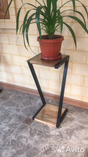 Цветочница в стиле лофт