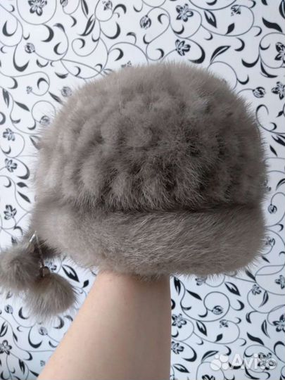 Шапка норковая